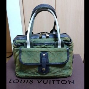 Authentic  Monogram Mini Lin Canvas Sac Mary Kate